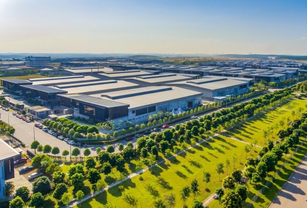 green industrial zone