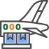 airport cargo icon